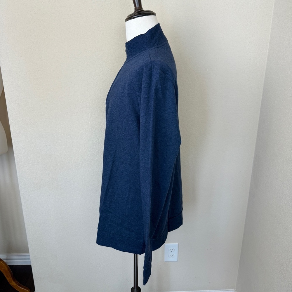 NWT - Criquet Mens 1/4 Zip Pull Over Sweater | XL | Navy - Picture 6 of 8